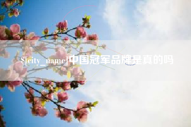泽州中国冠军品牌是真的吗