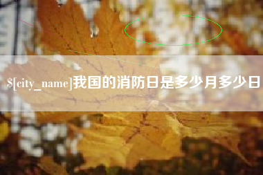 泽州我国的消防日是多少月多少日