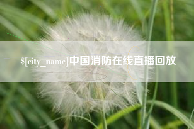 泽州中国消防在线直播回放