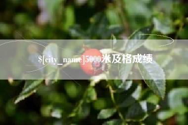 泽州5000米及格成绩