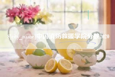 泽州中国消防救援学院分数2020