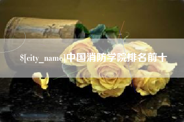 泽州中国消防学院排名前十