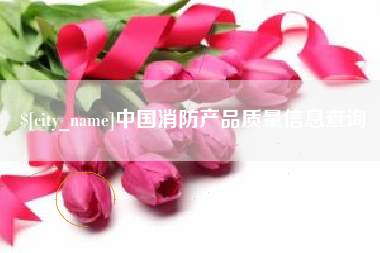 泽州中国消防产品质量信息查询