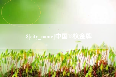 泽州中国18枚金牌