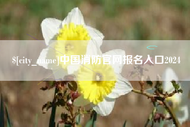 泽州中国消防官网报名入口2024