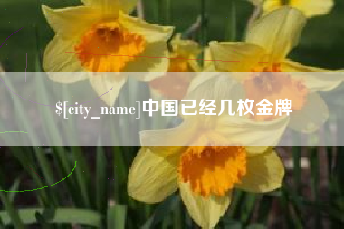 泽州中国已经几枚金牌