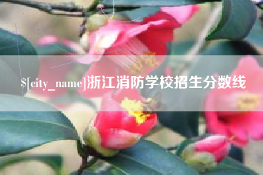 泽州浙江消防学校招生分数线