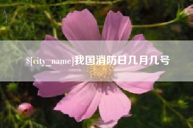泽州我国消防日几月几号