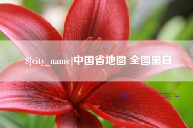 泽州中国省地图 全图黑白