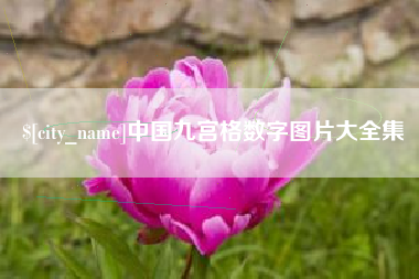 泽州中国九宫格数字图片大全集