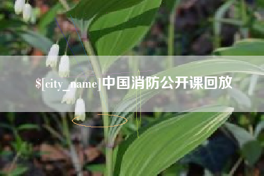 泽州中国消防公开课回放