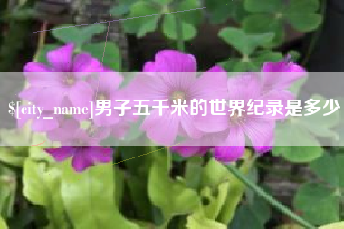 泽州男子五千米的世界纪录是多少