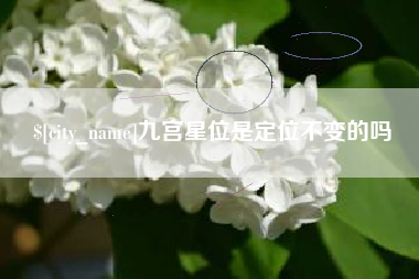 泽州九宫星位是定位不变的吗