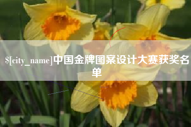 泽州中国金牌图案设计大赛获奖名单