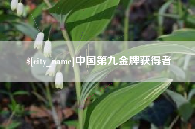 泽州中国第九金牌获得者
