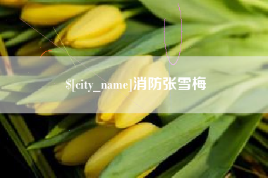 泽州消防张雪梅