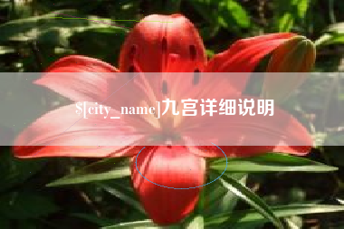 泽州九宫详细说明