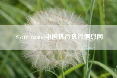 泽州中国执行执行信息网