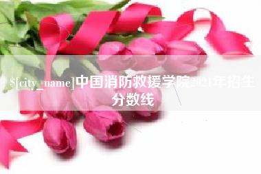 泽州中国消防救援学院2021年招生分数线
