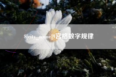 泽州9宫格数字规律