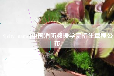 泽州中国消防救援学院招生章程公布!