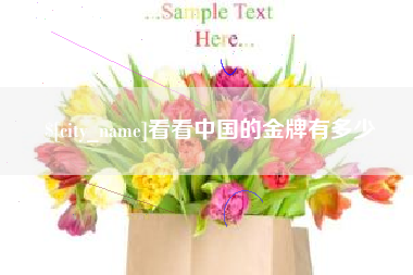 泽州看看中国的金牌有多少